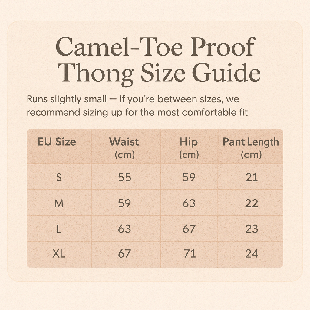 Camel-Toe Proof Underwear For Women