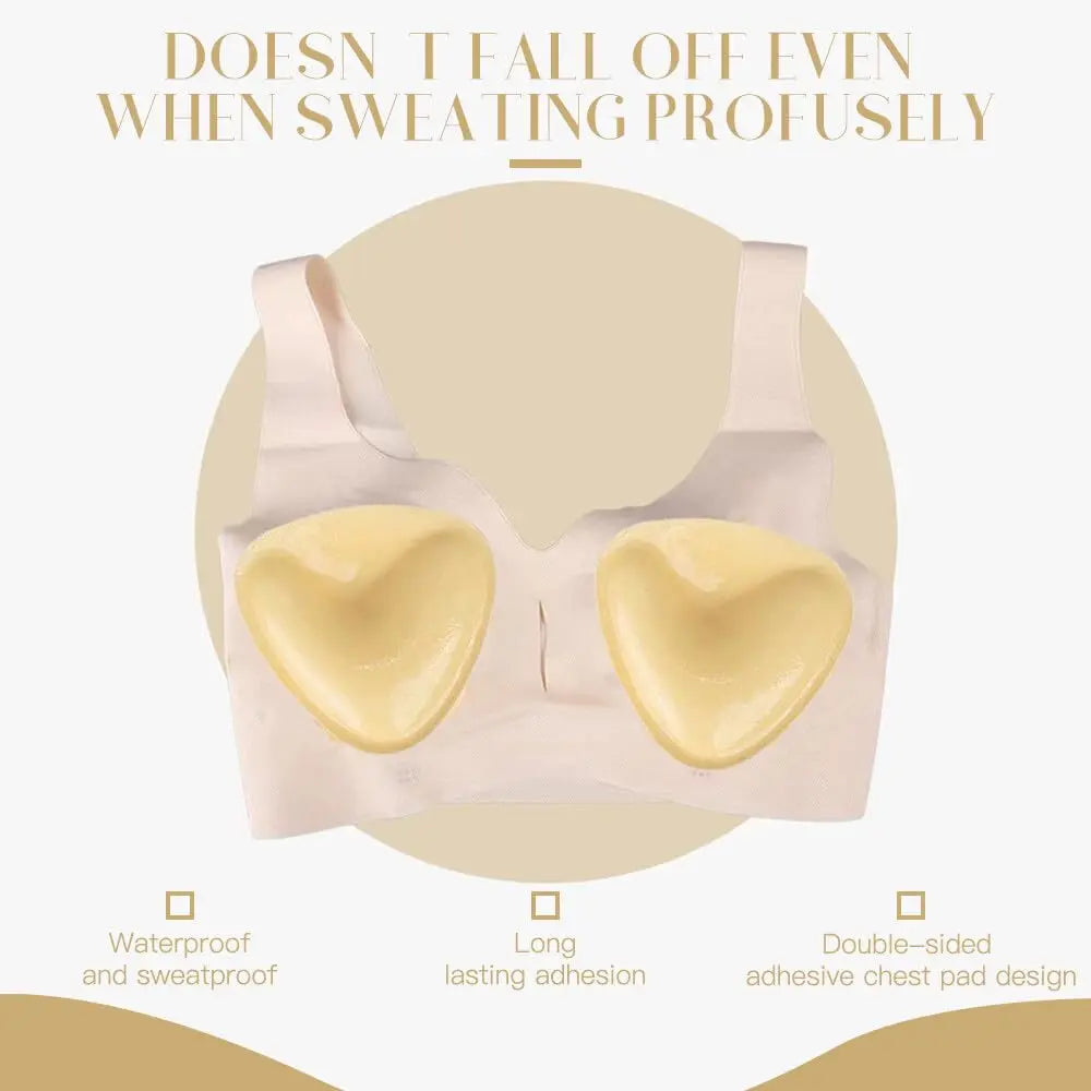 2024 New Hot Double Sided Adhesive Sticky Bra Inserts Push up Thick Sponge Breast Lift Pads Women Swimsuit Bikini Cup Enhancer