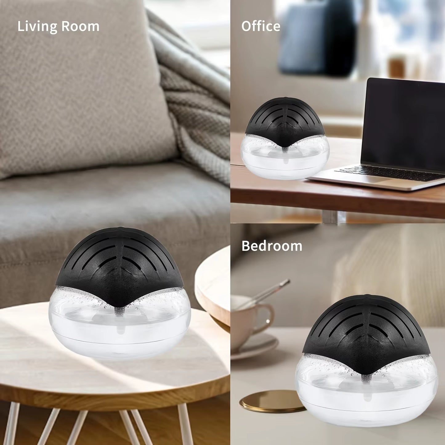 Water Air Purifier- Water Filter Air Washer for and Office, Air Revitalizer Humidifier, Essential Oil Diffuser with 7 Led Nigh