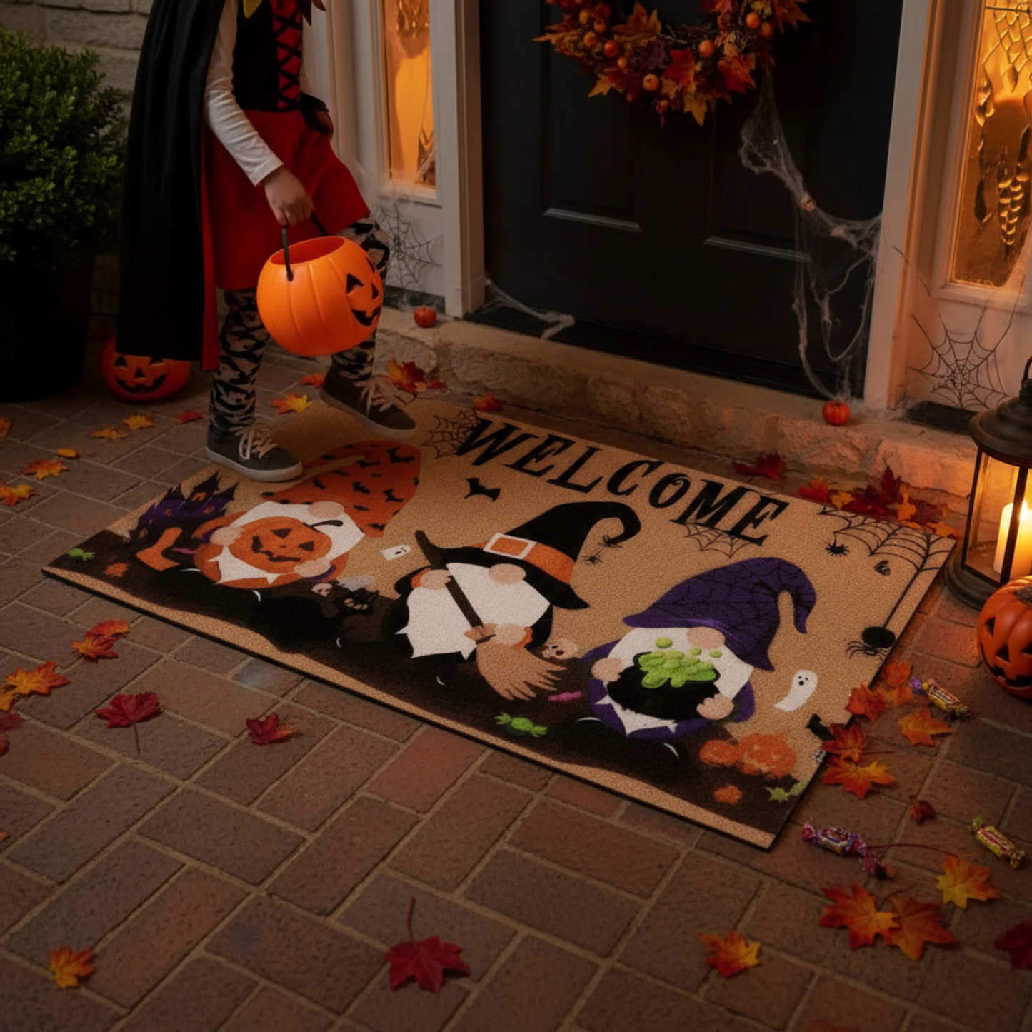 Funny Halloween Mat
