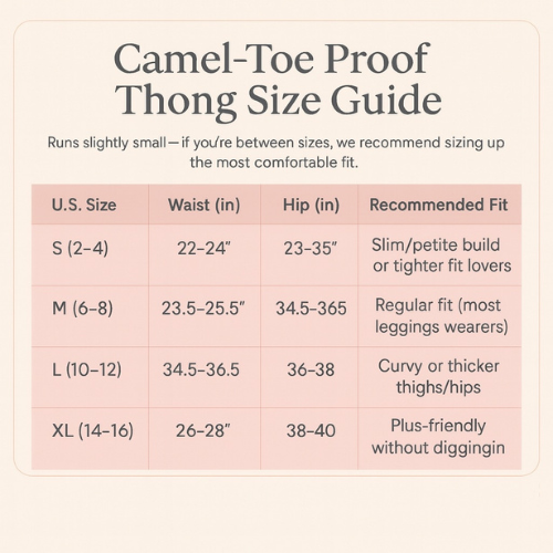 Camel-Toe Proof Underwear For Women