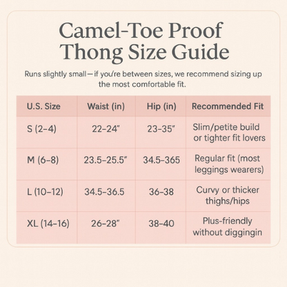Camel-Toe Proof Underwear For Women