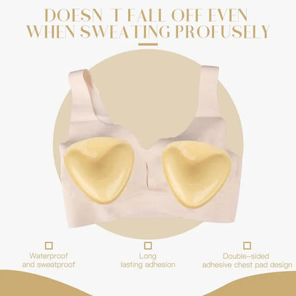 2024 New Hot Double Sided Adhesive Sticky Bra Inserts Push up Thick Sponge Breast Lift Pads Women Swimsuit Bikini Cup Enhancer