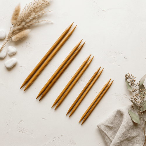 Bamboo Knitting Needles (5pc set)