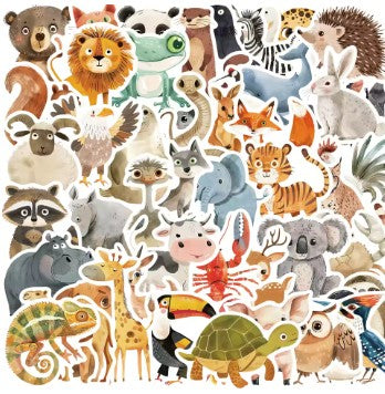 Animal Stickers (50pc)