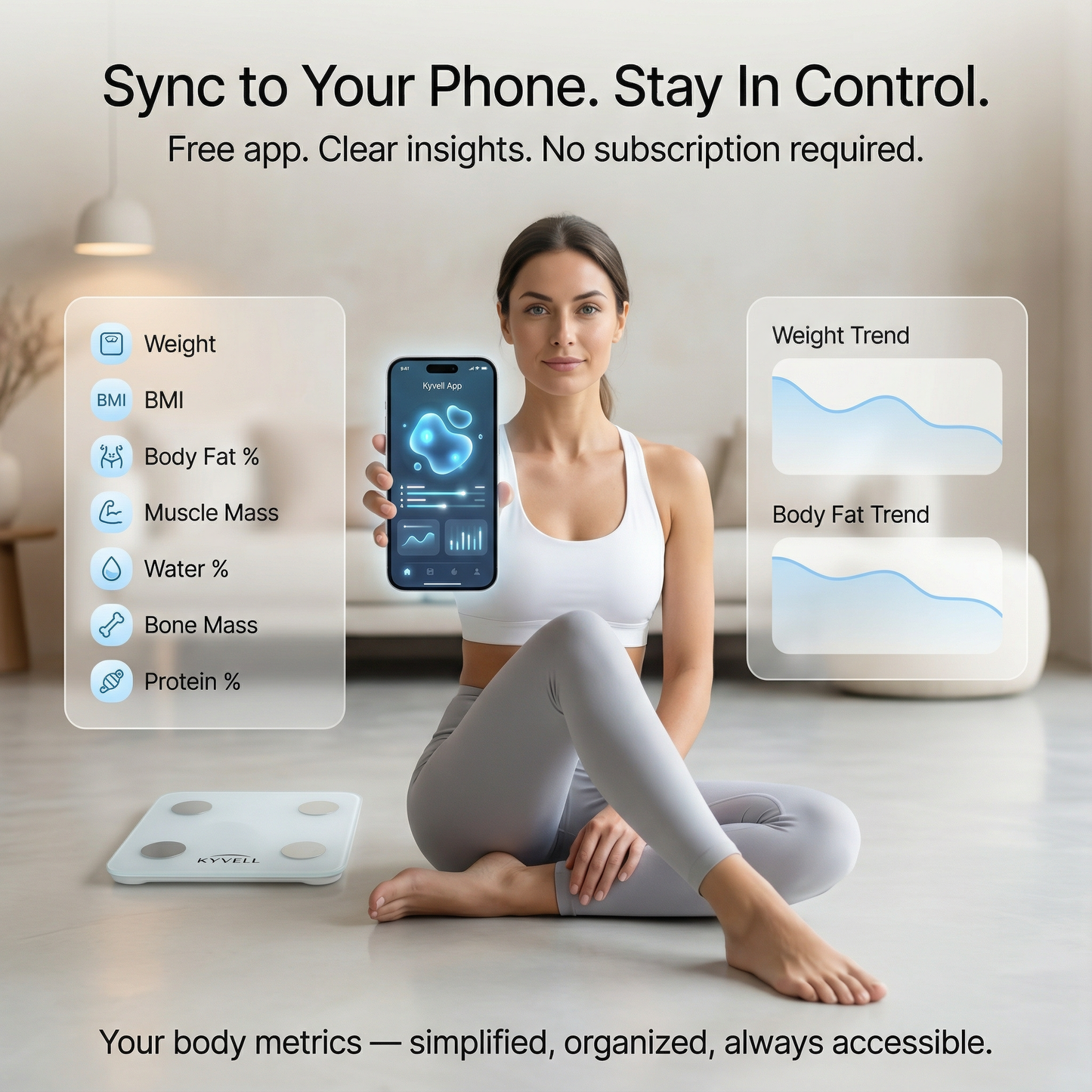 Kyvell Smart BMI Scale