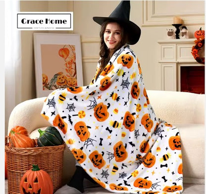 Pumpkin Throw Blanket