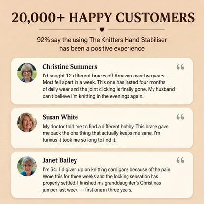 The Knitter's Hand Stabiliser